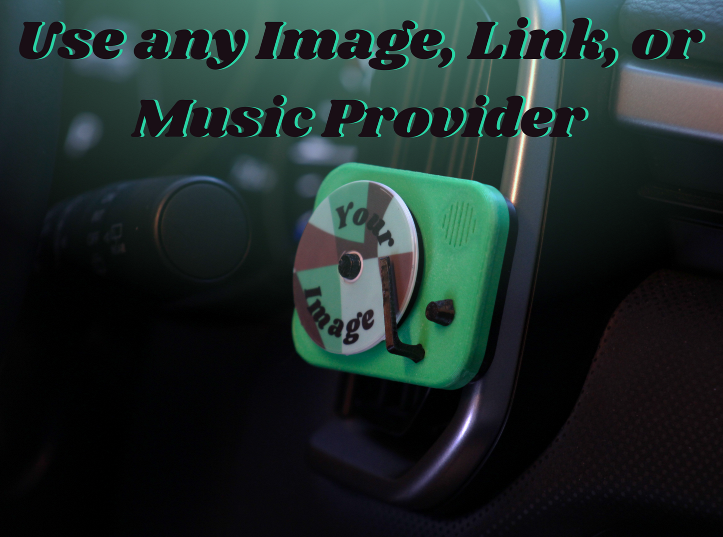 Use any Image, Link, or Music Provider