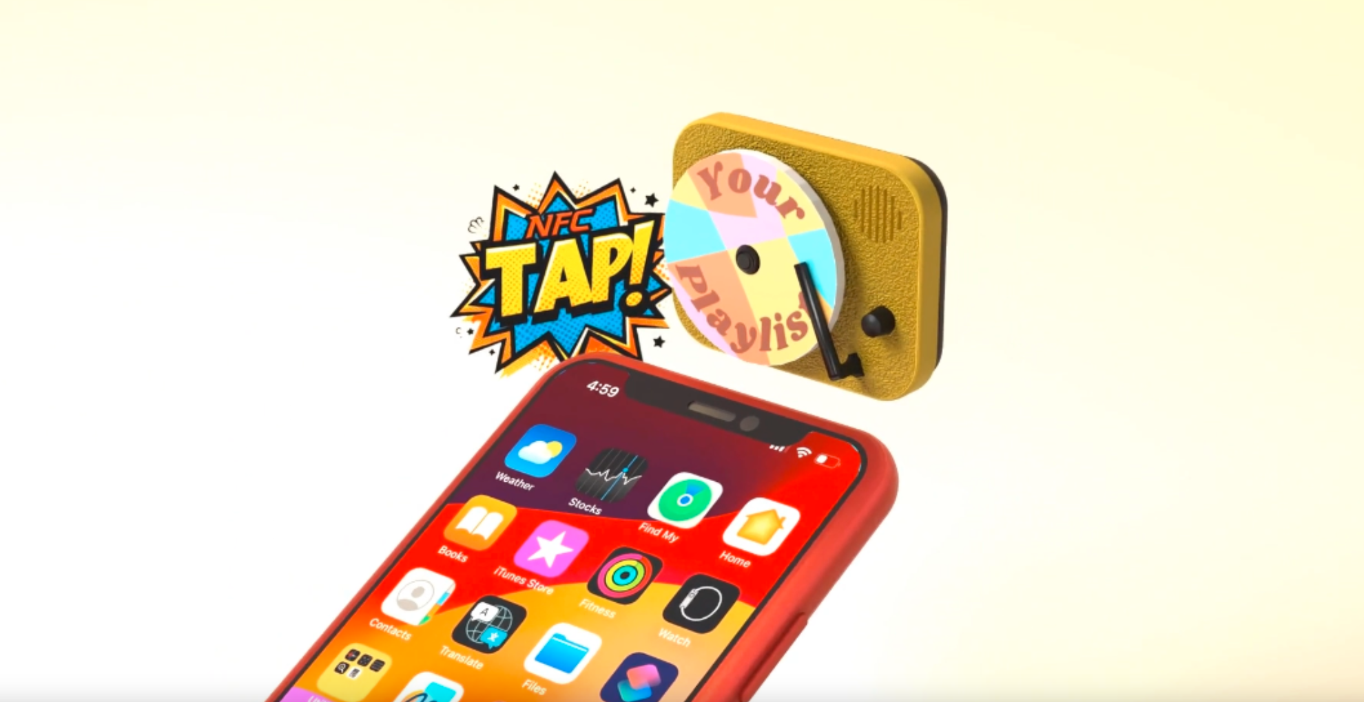 Load video: Product Animation of Phone Tap