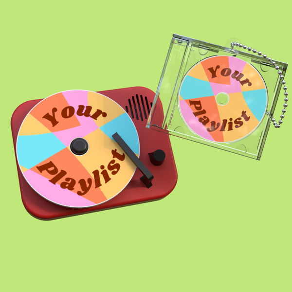 Spinner & CD Keychain